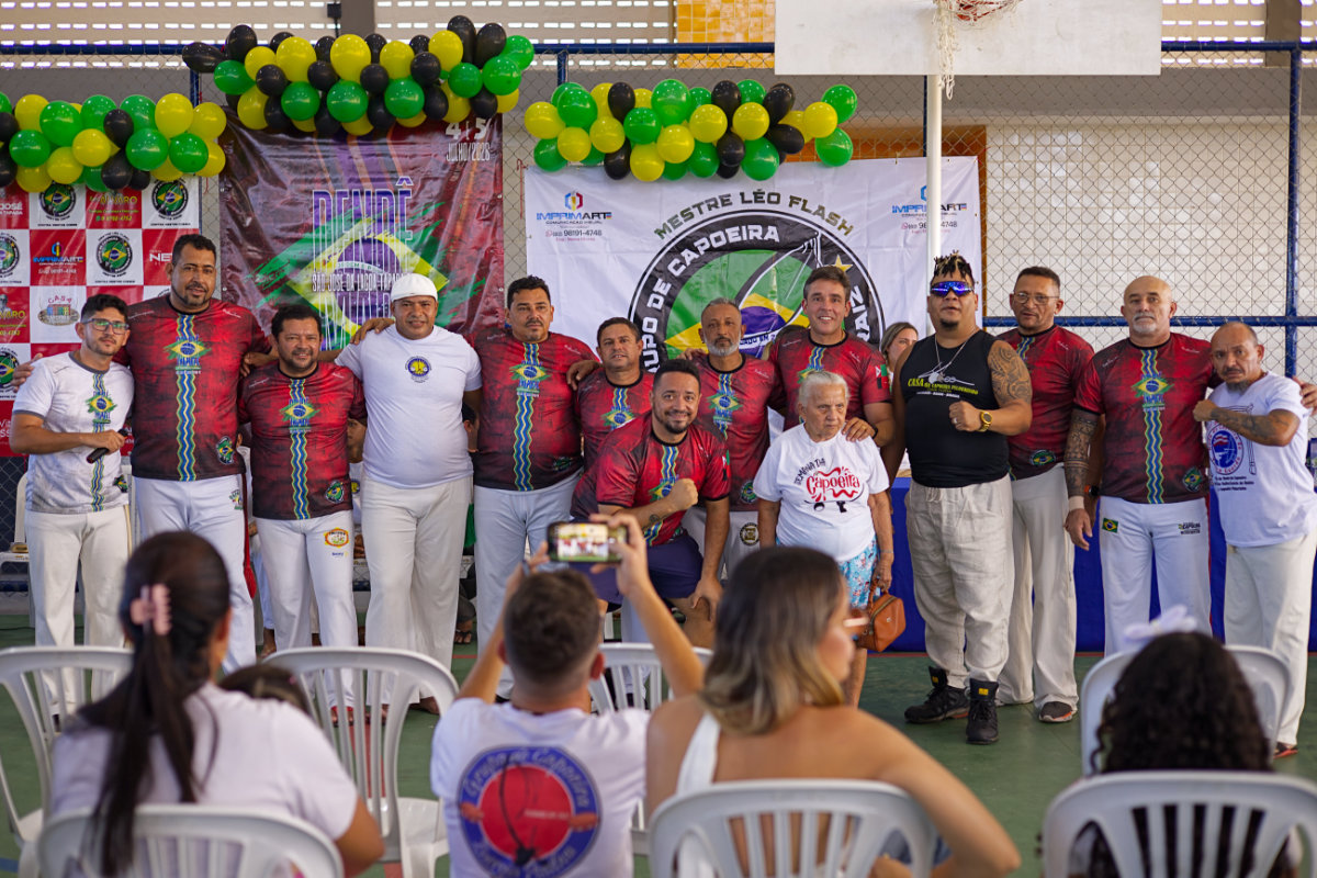 São José da Lagoa Tapada realiza Intercâmbio Cultural de Capoeira com participação de representantes de vários estados